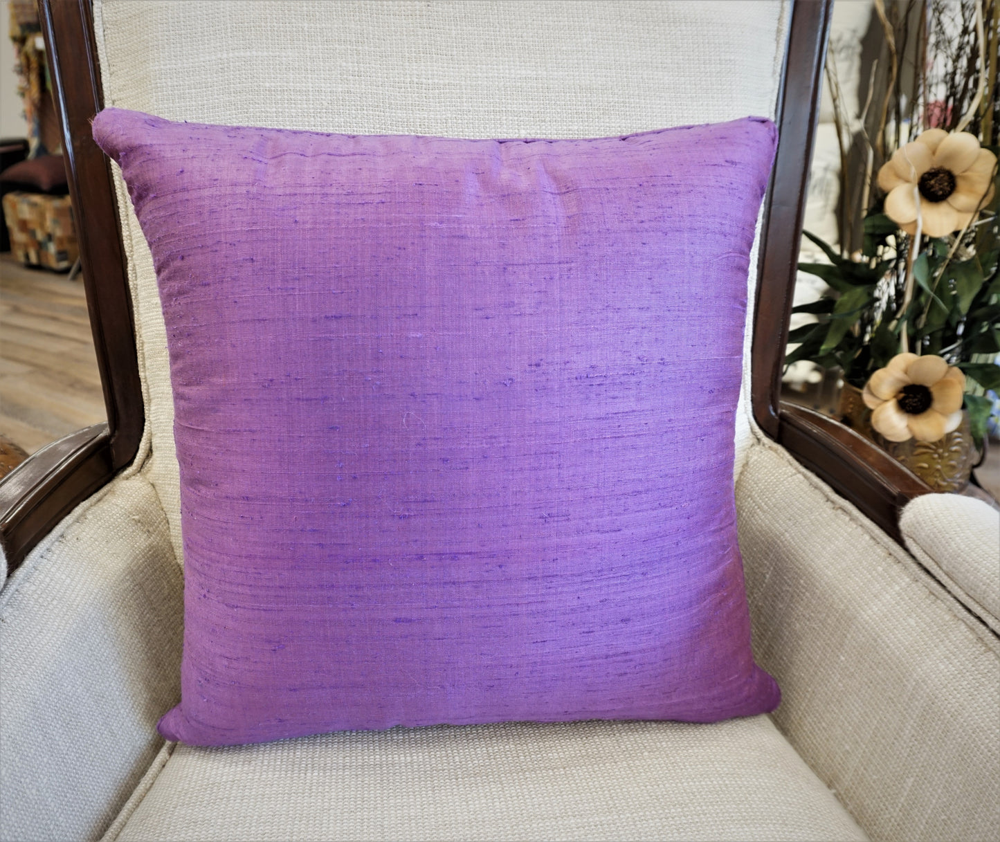 Arak Dupioni Silk Pillow