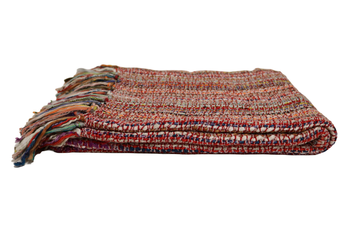 Handcrafted Wool & Cotton Throw Blanket Festival Thread