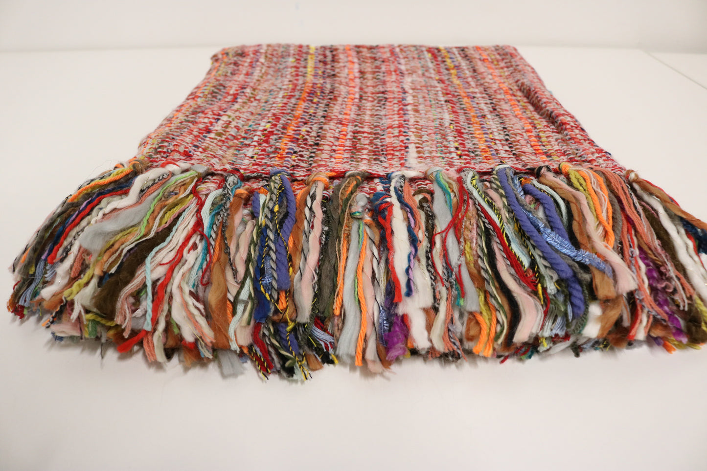Handcrafted Wool & Cotton Throw Blanket Festival Thread