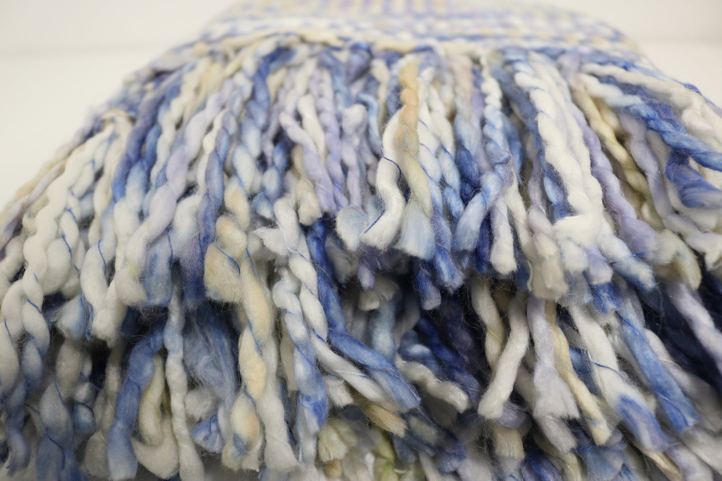 Handcrafted Wool & Cotton Throw Blanket Coastal Loom