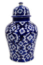 Ceramic Big Jar Blue/White