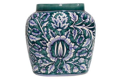 Ceramic Large Green Vase
