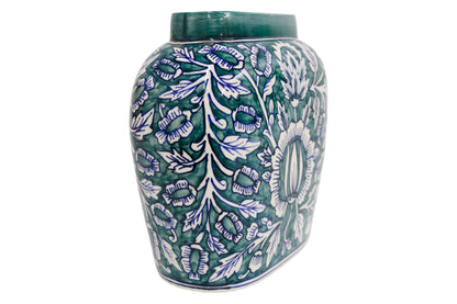 Ceramic Large Green Vase