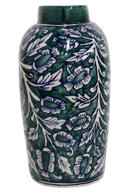 Ceramic Large Green Vase