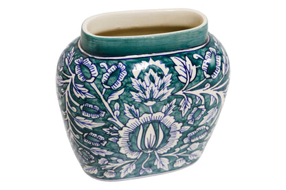 Ceramic Large Green Vase