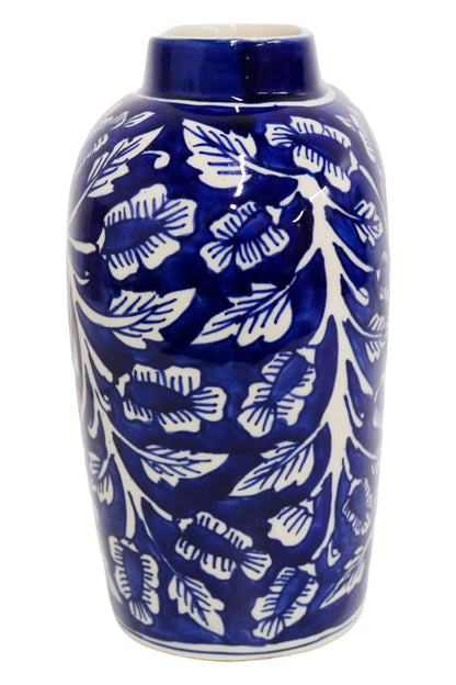 Ceramic Large Blue Vase