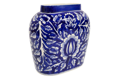 Ceramic Large Blue Vase