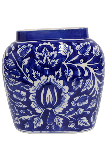 Ceramic Large Blue Vase