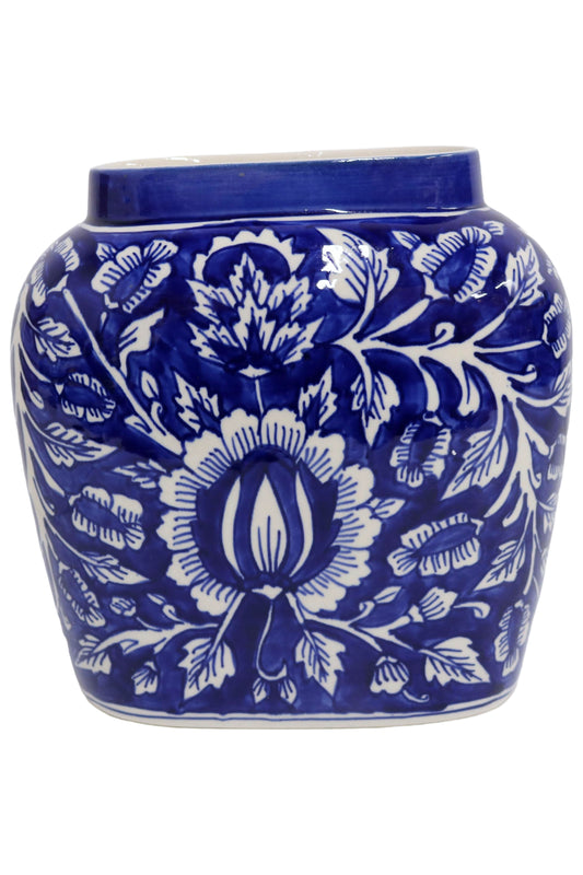 Ceramic Large Blue Vase