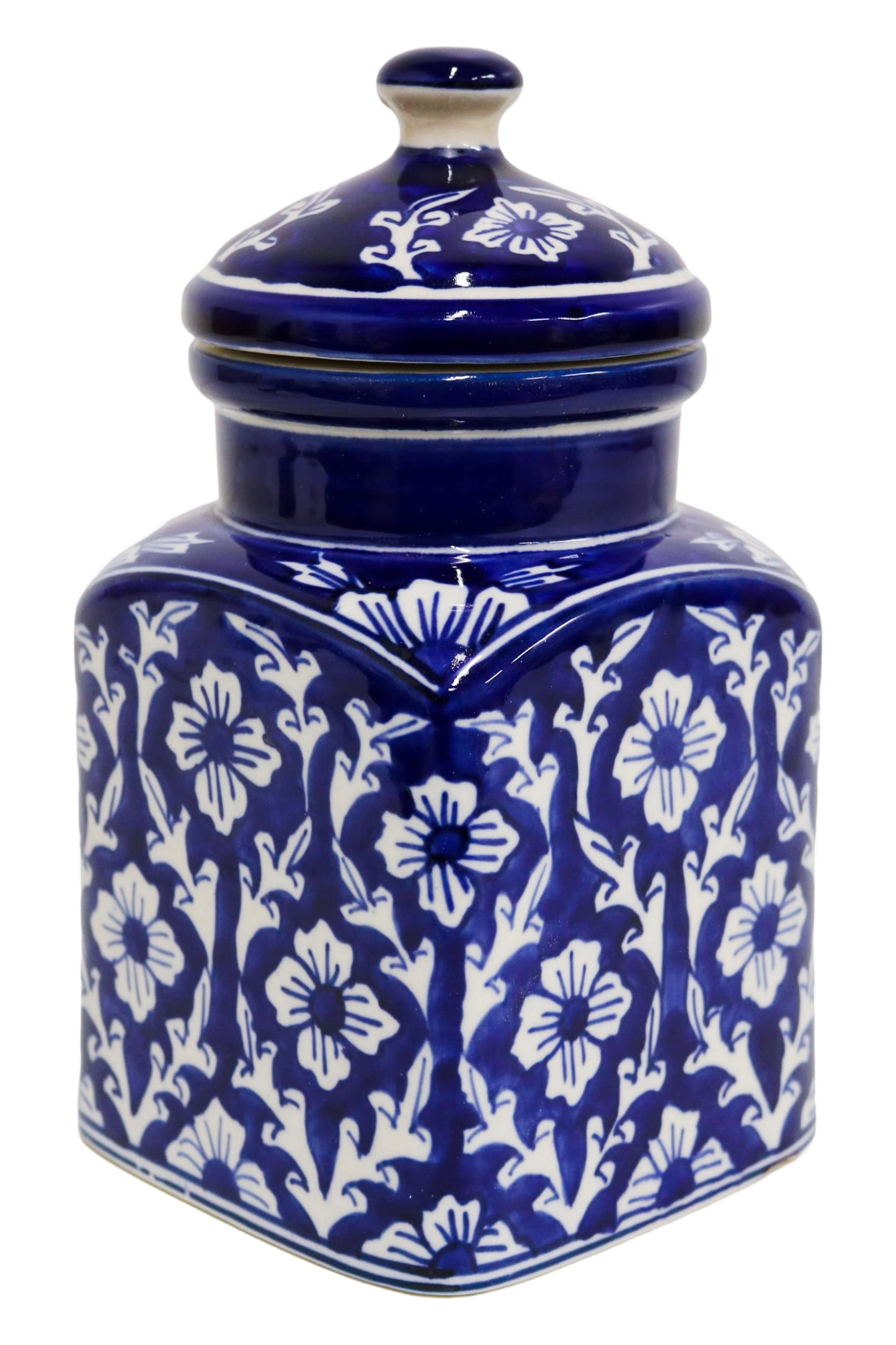 Ceramic Blue/White Jar