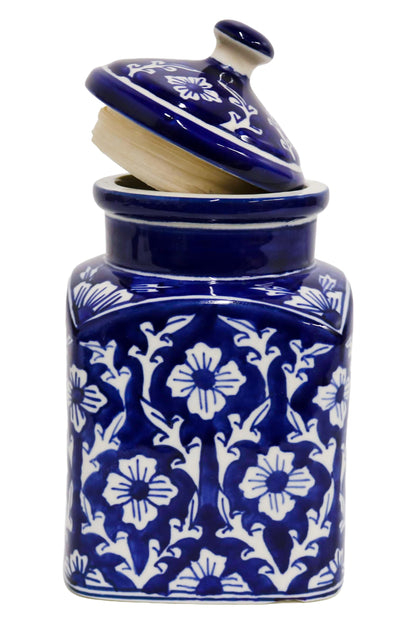 Ceramic Blue/White Jar