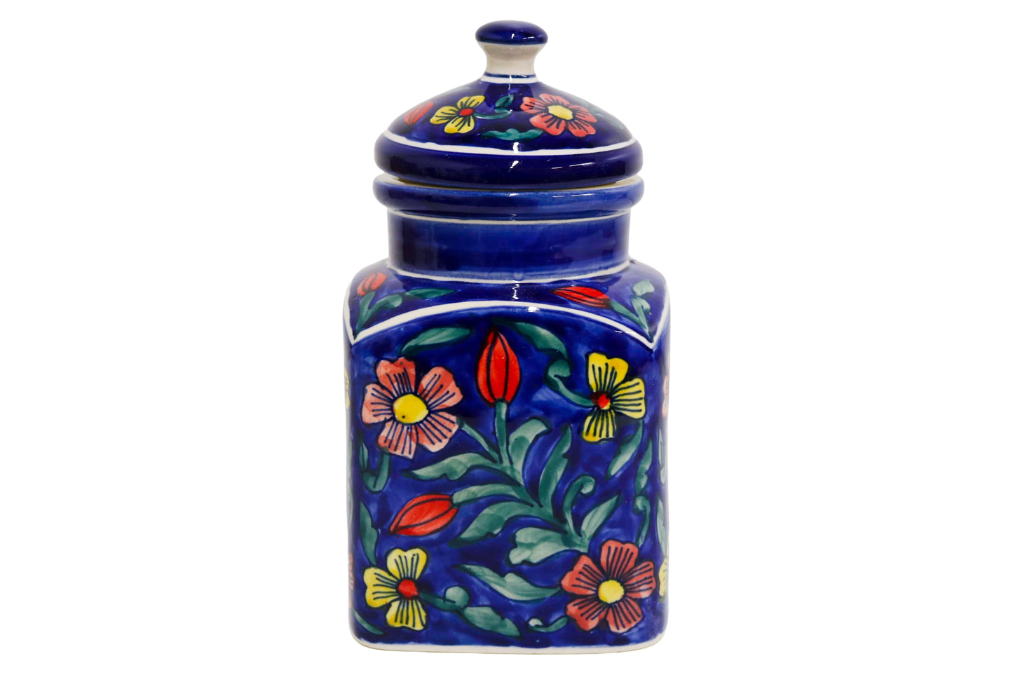 Ceramic Multicolor Jar