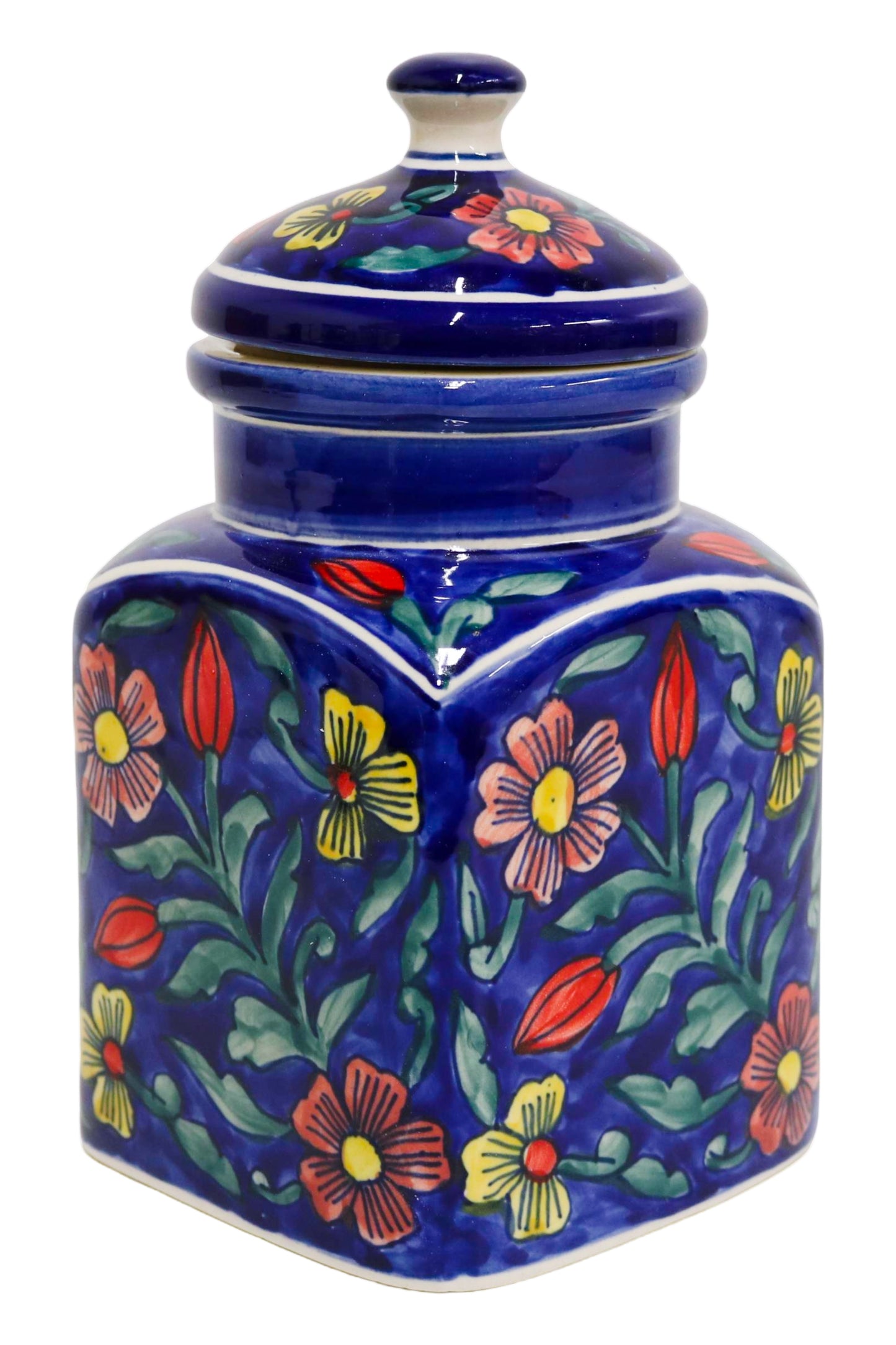 Ceramic Multicolor Jar