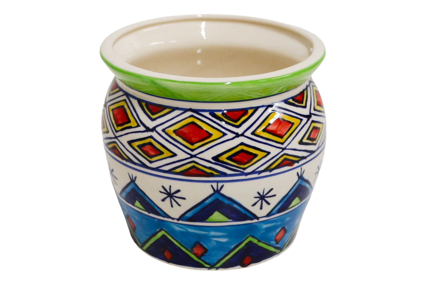 Ceramic Medium Planter Multicolor