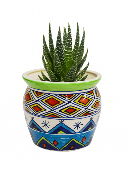 Ceramic Medium Planter Multicolor