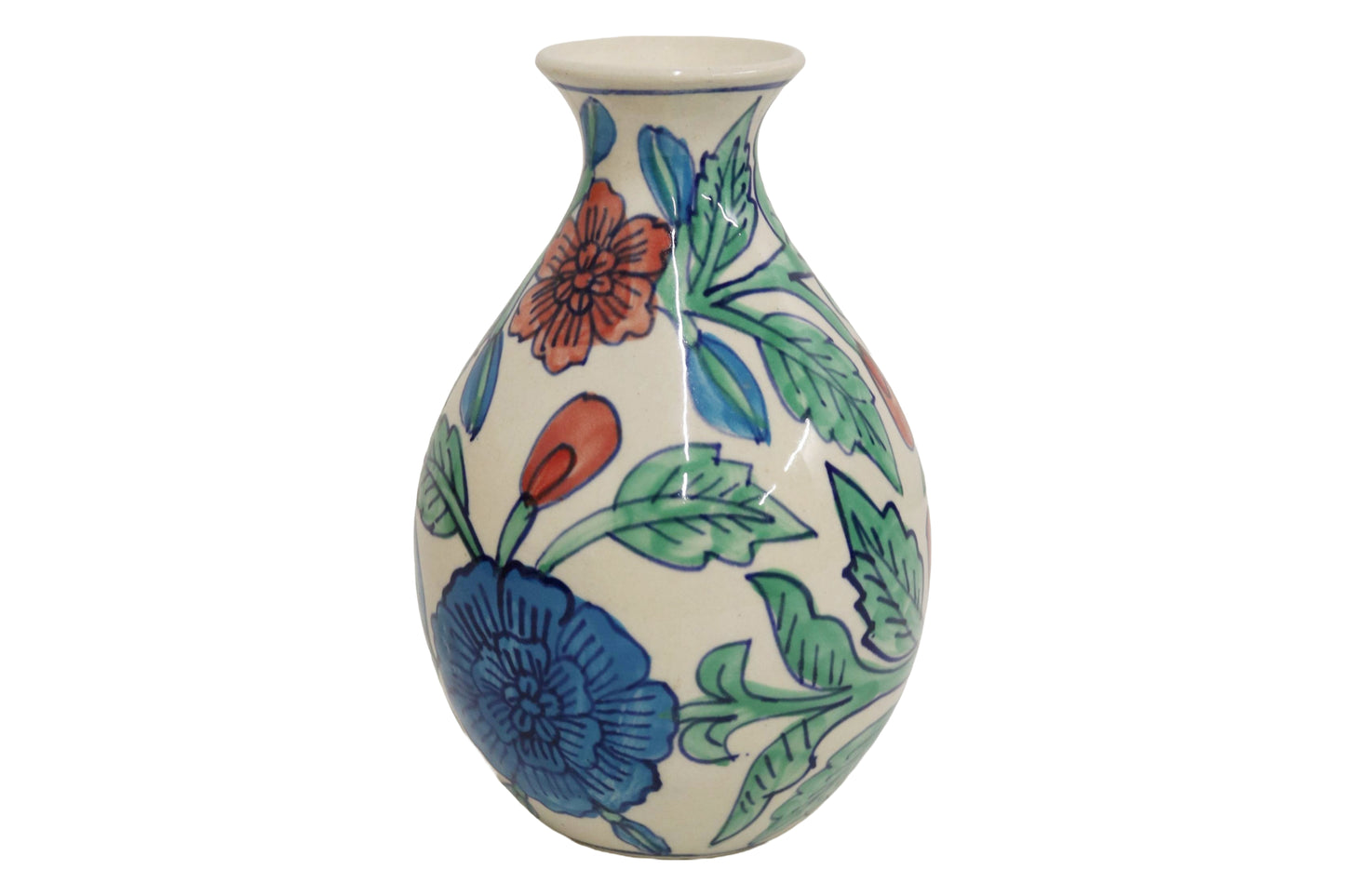 Ceramic Bottle Vase Multicolor