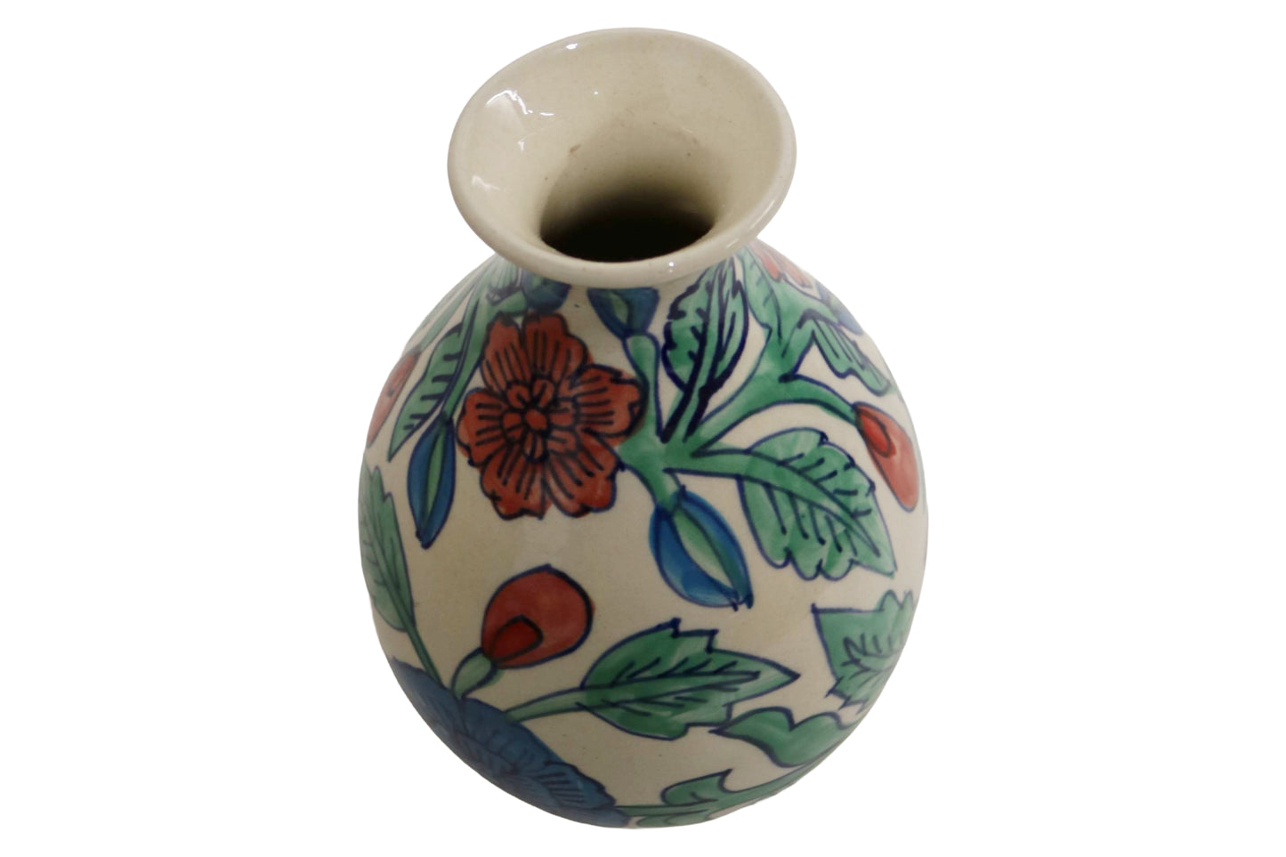 Ceramic Bottle Vase Multicolor