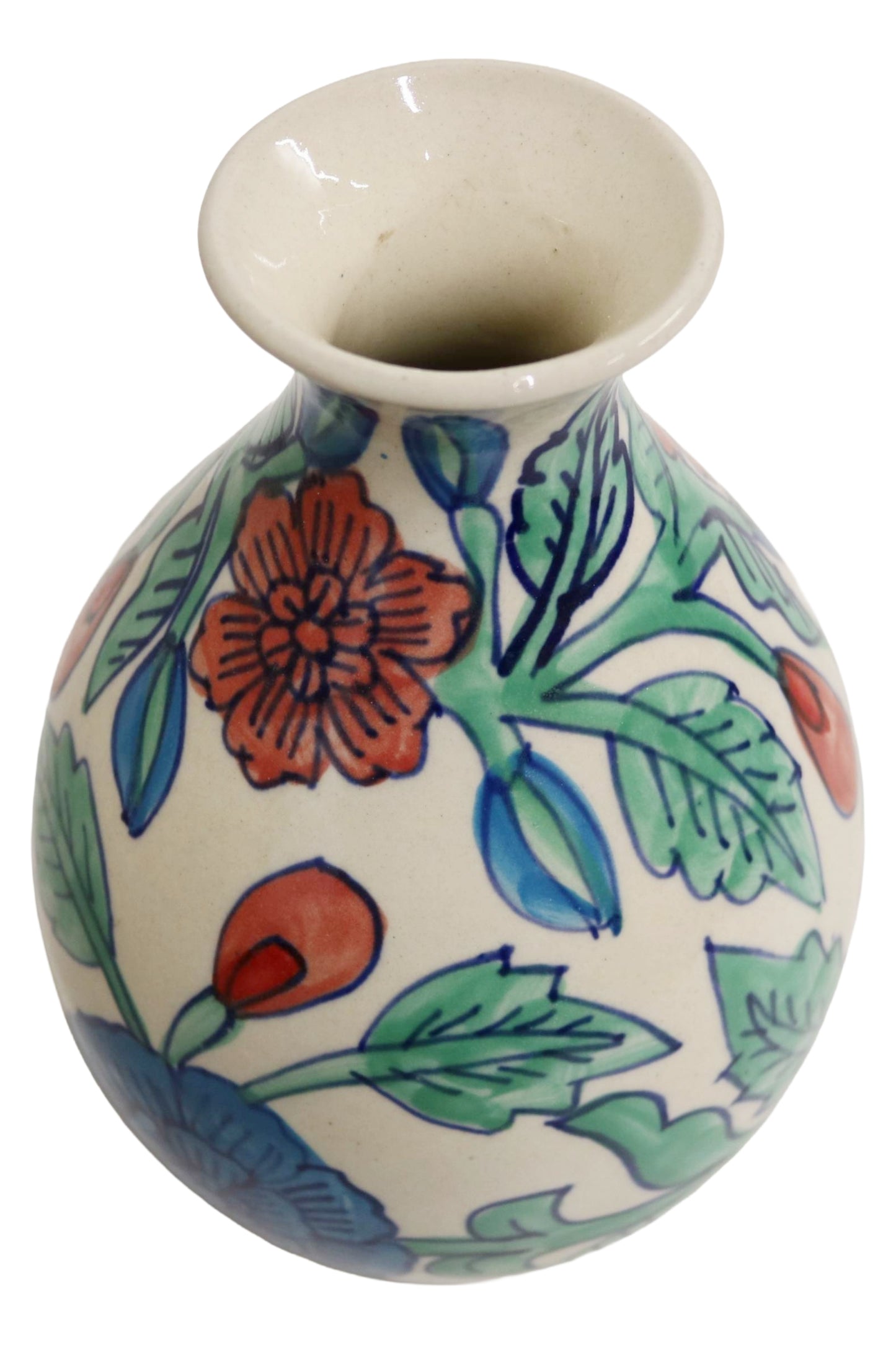 Ceramic Bottle Vase Multicolor