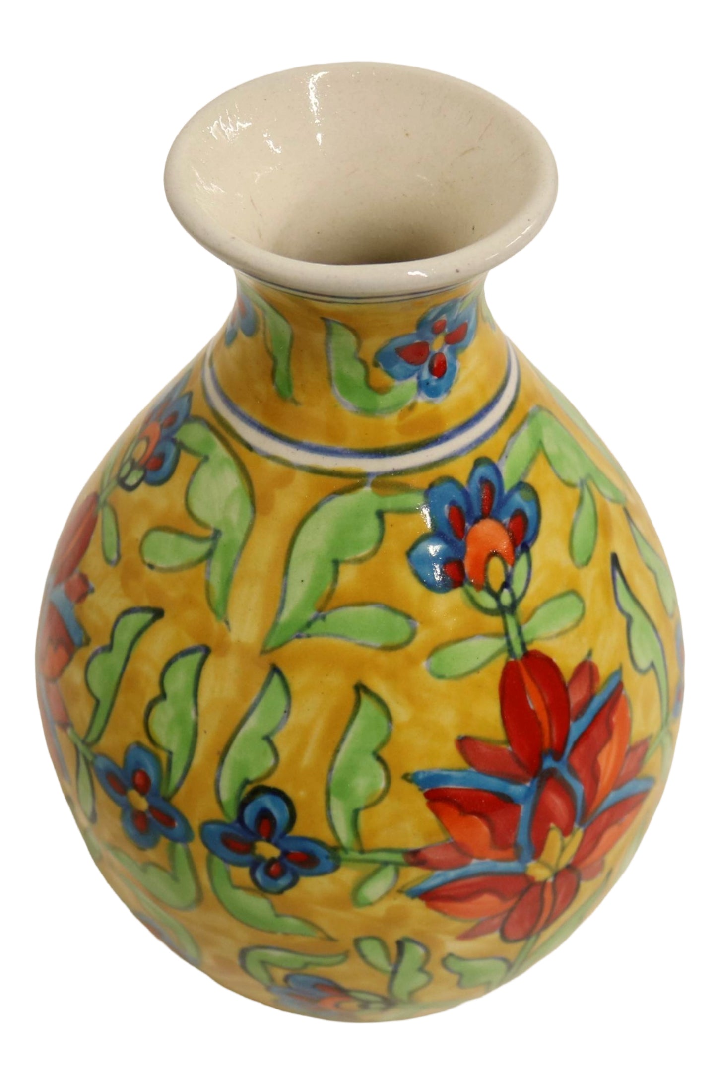 Ceramic Bottle Vase Multicolor