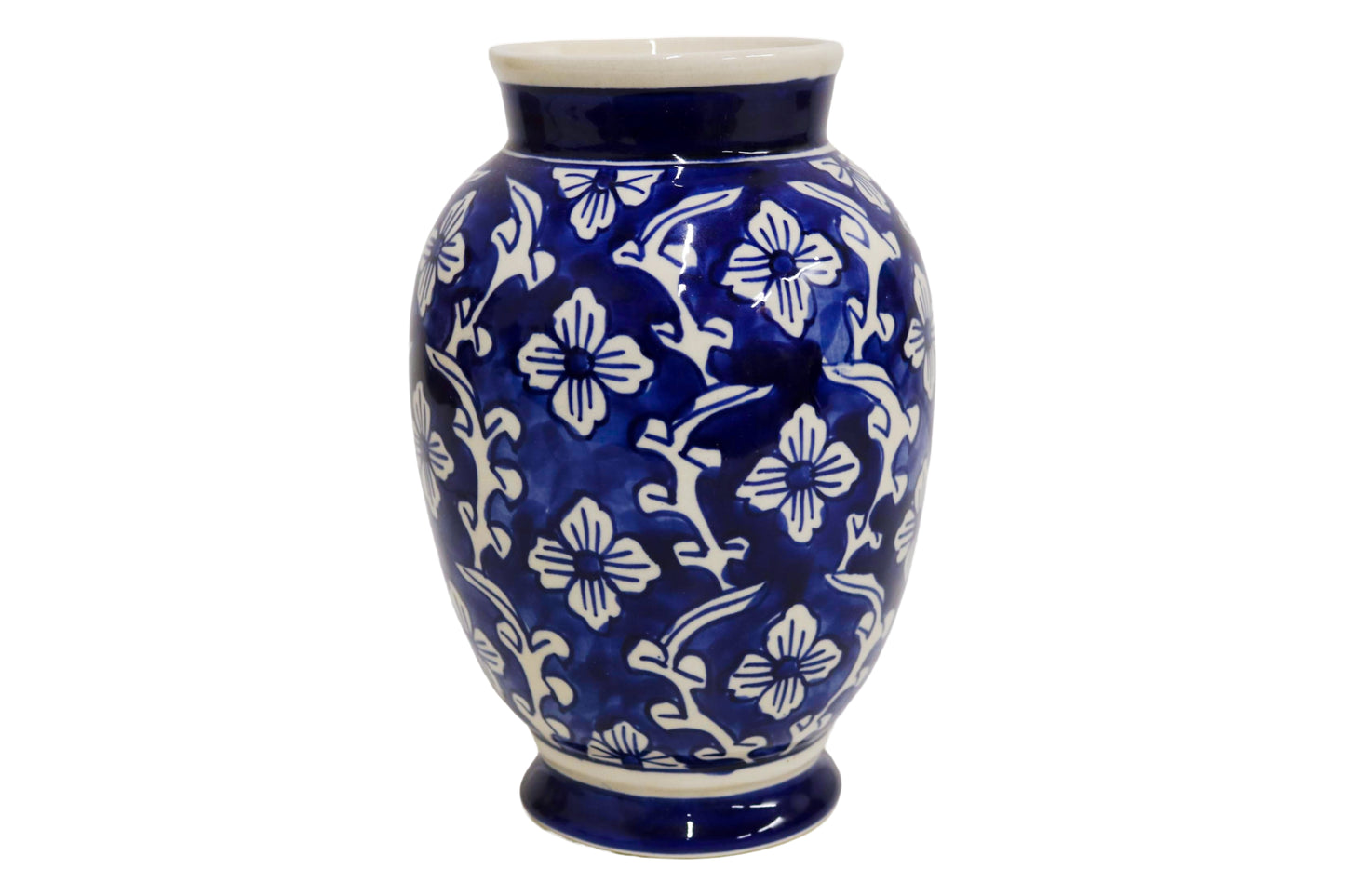 Classic Ceramic Vase Blue/White