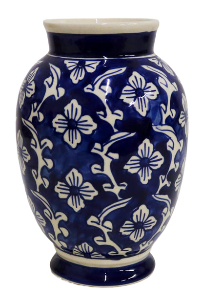 Classic Ceramic Vase Blue/White