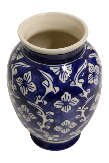 Classic Ceramic Vase Blue/White