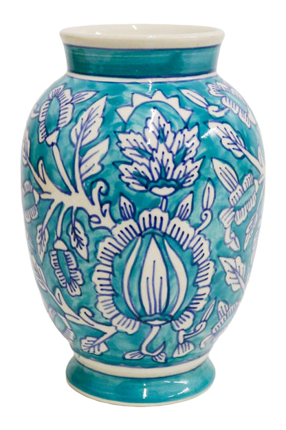 Classic Ceramic Vase Teal