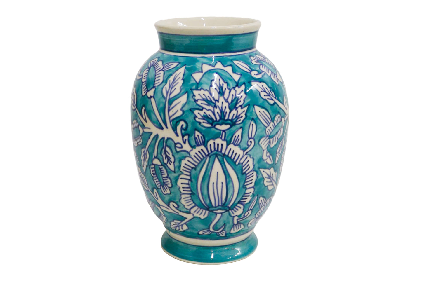Classic Ceramic Vase Teal