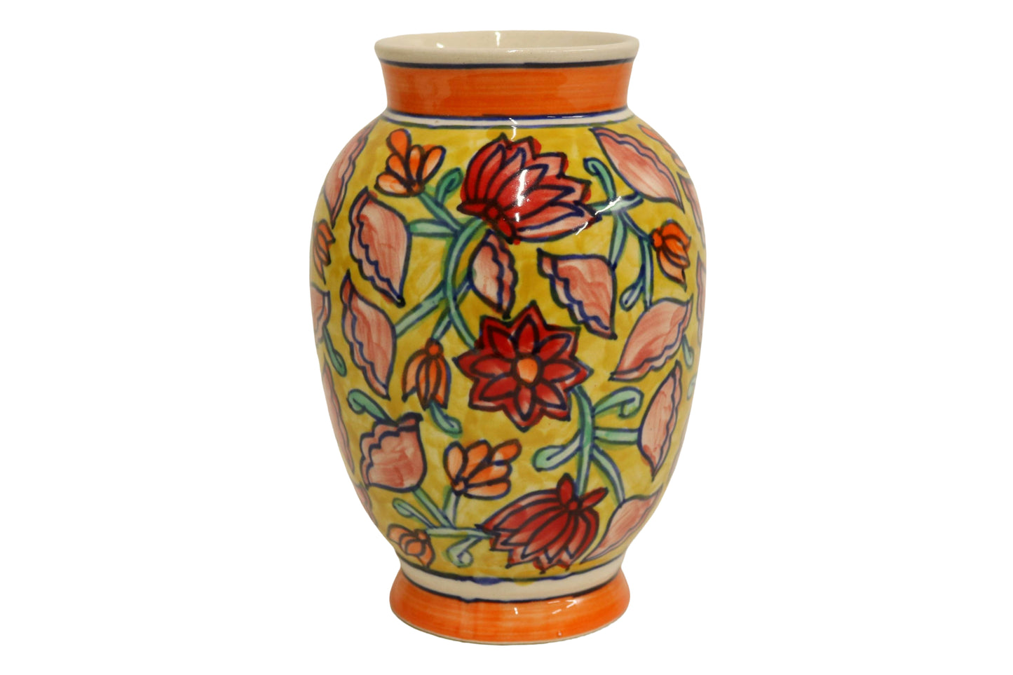 Classic Ceramic Vase Multicolor