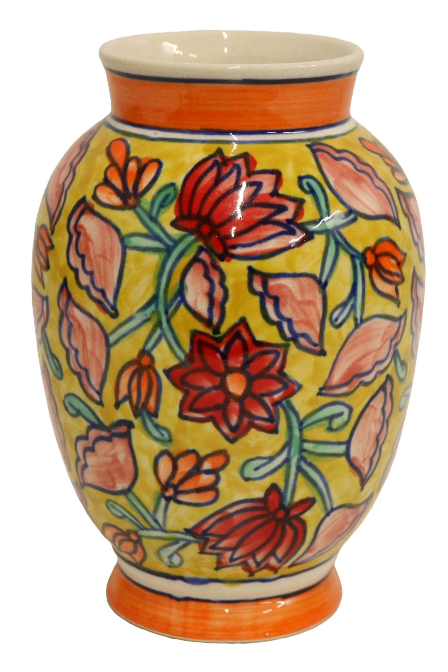 Classic Ceramic Vase Multicolor