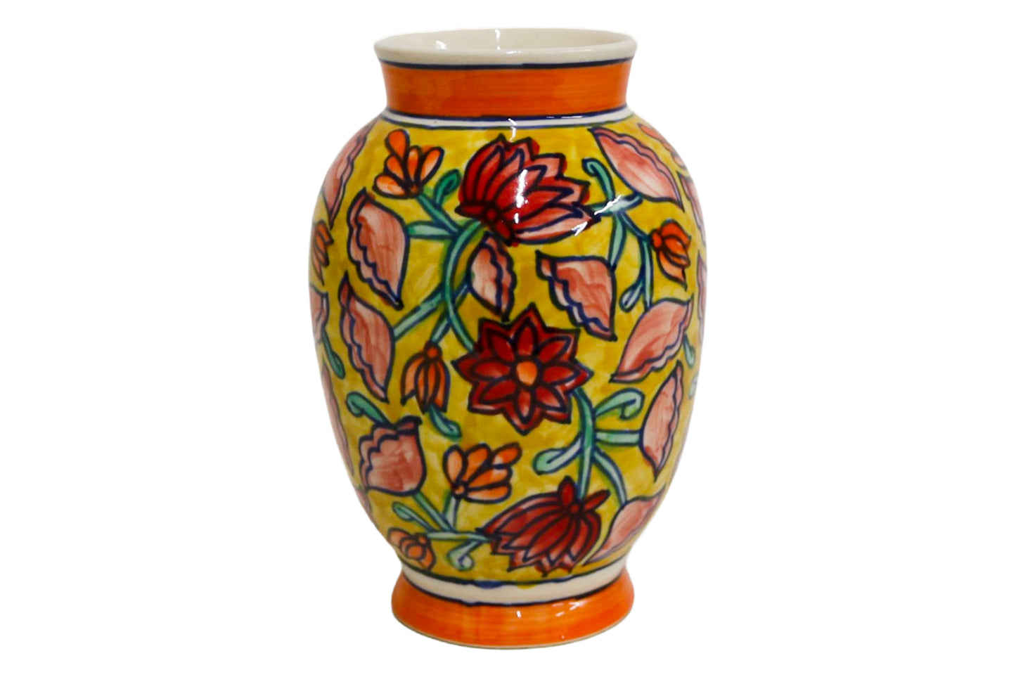 Classic Ceramic Vase Multicolor