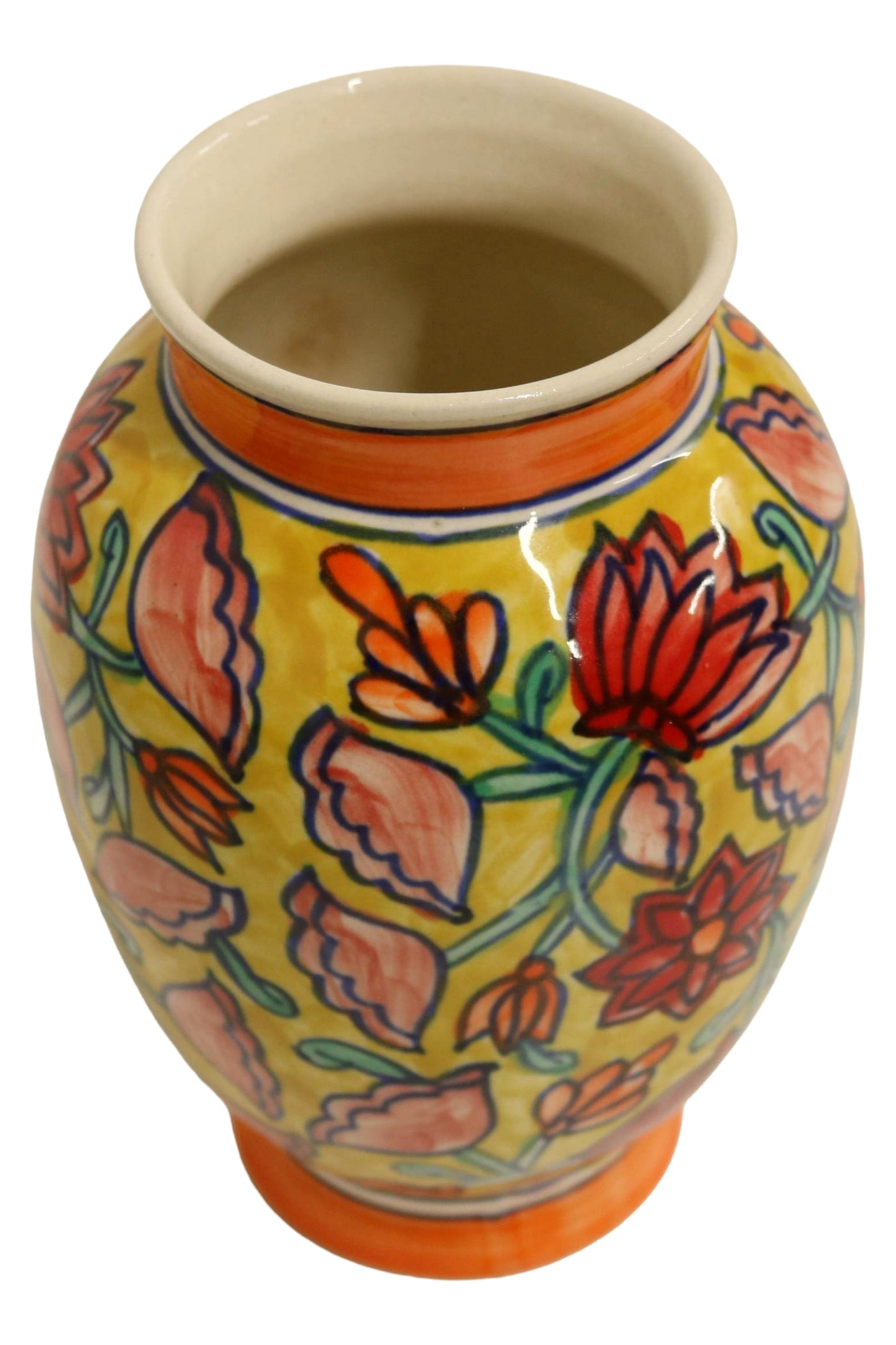 Classic Ceramic Vase Multicolor