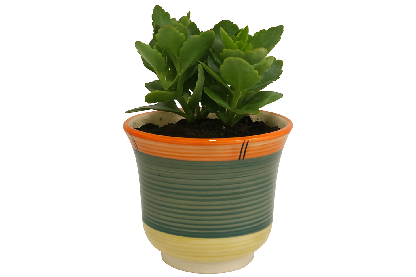 Ceramic Planter with Drain Hole