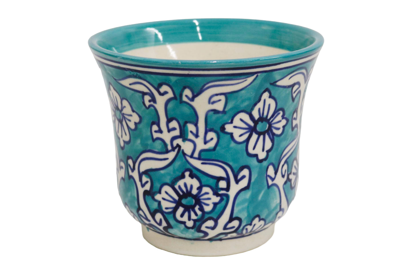 Ceramic Planter Teal