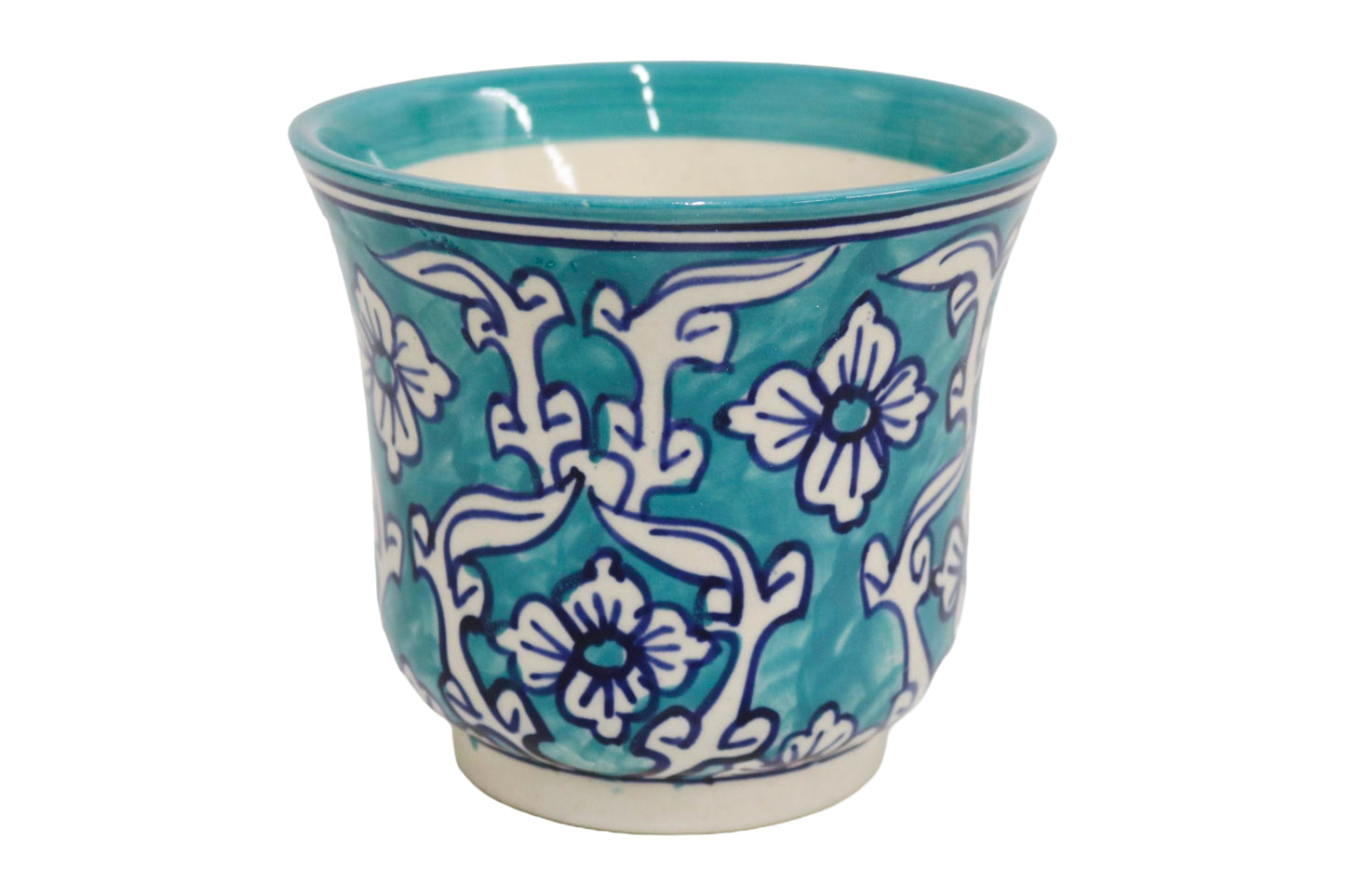 Ceramic Planter Teal