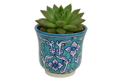 Ceramic Planter Teal