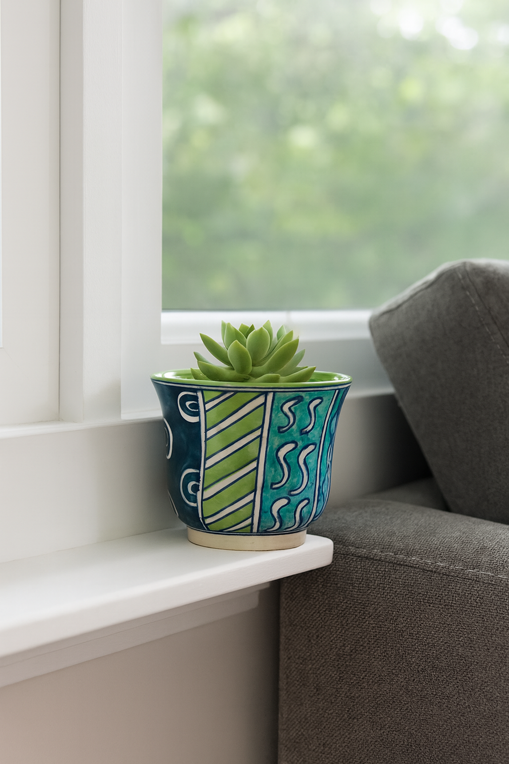 Ceramic Planter Multicolor