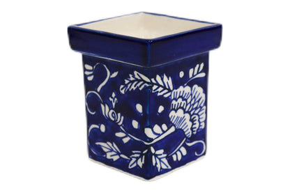 Mini Ceramic Vase Blue/White