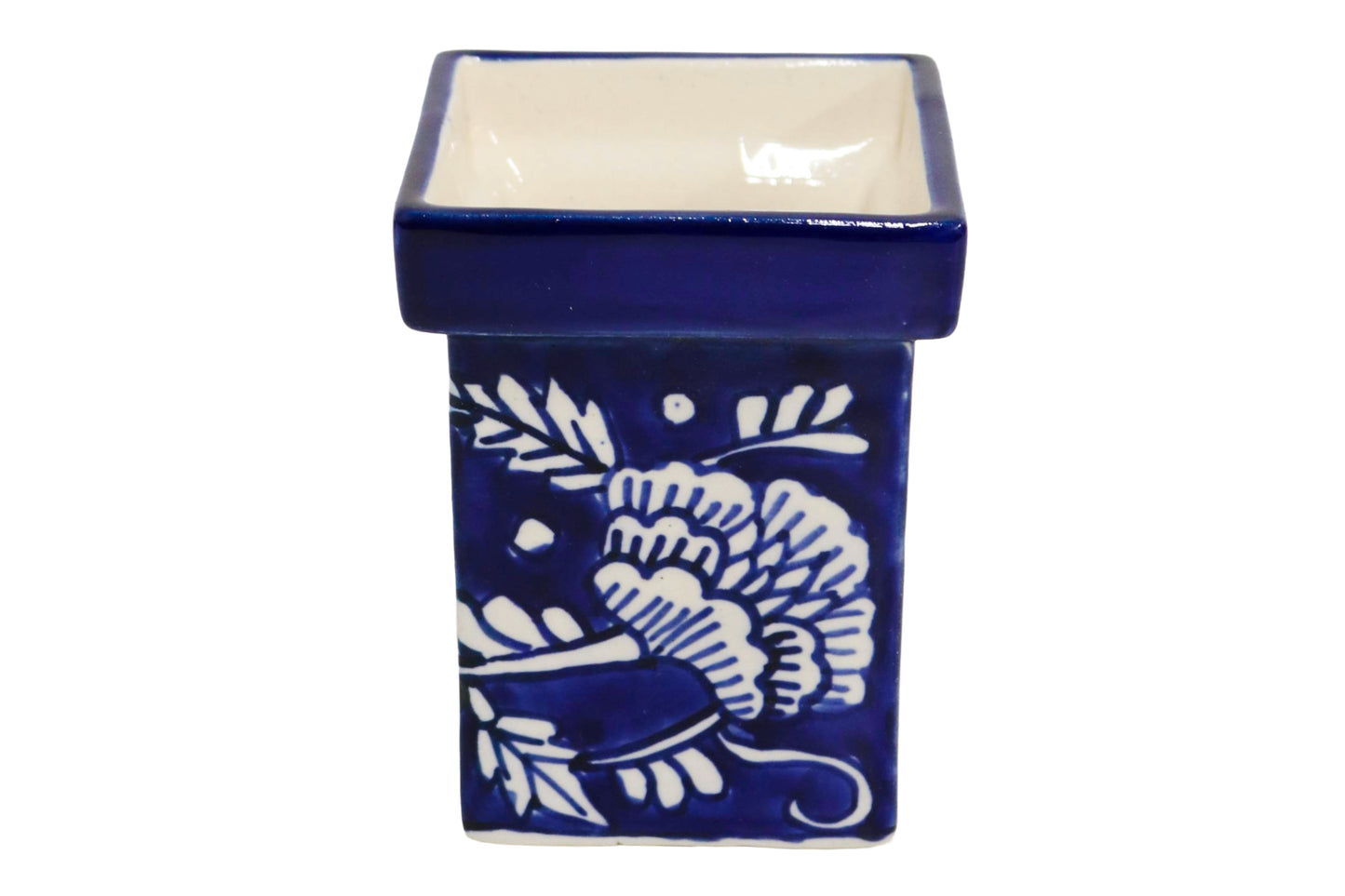 Mini Ceramic Vase Blue/White