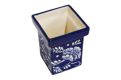 Mini Ceramic Vase Blue/White