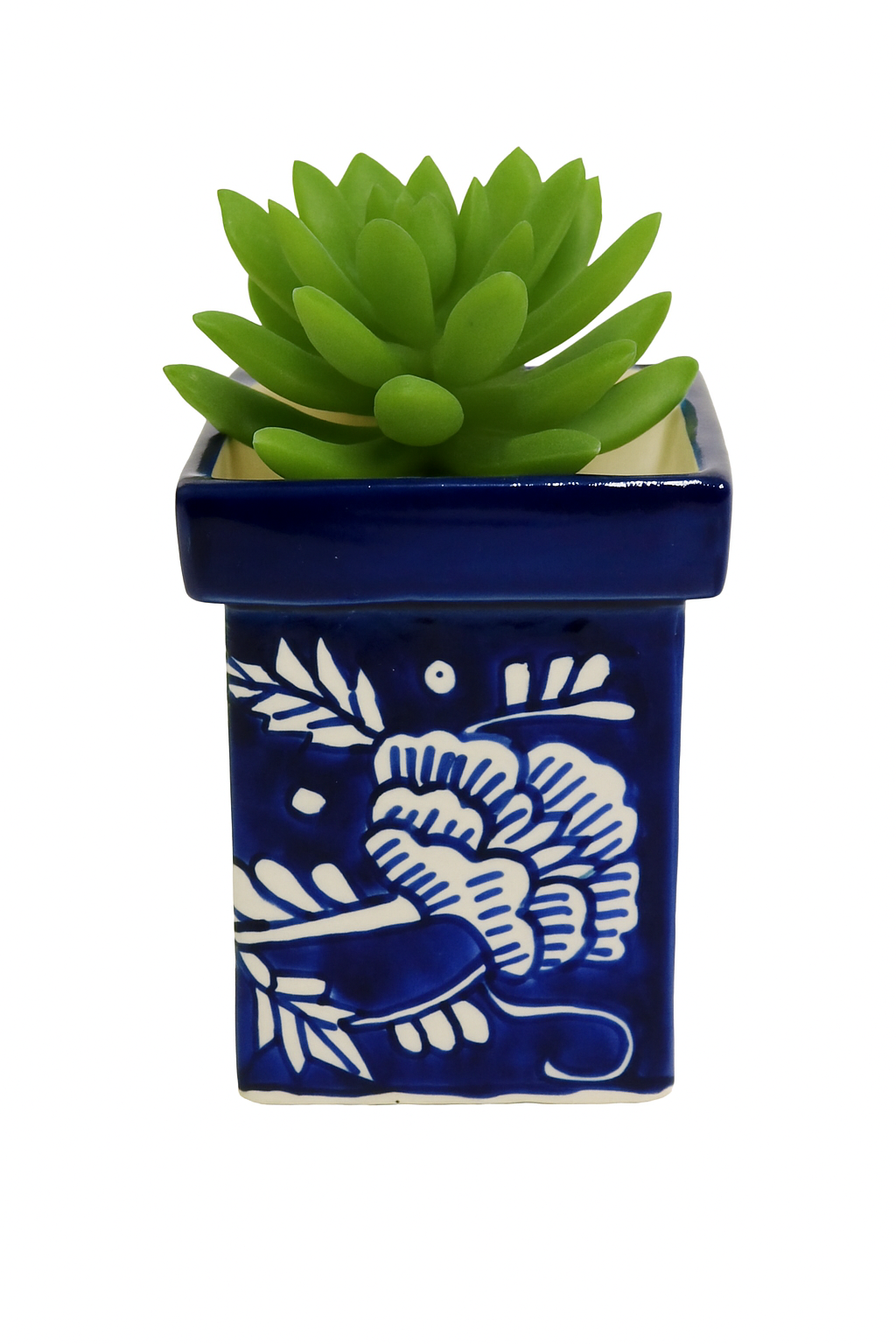 Mini Ceramic Vase Blue/White