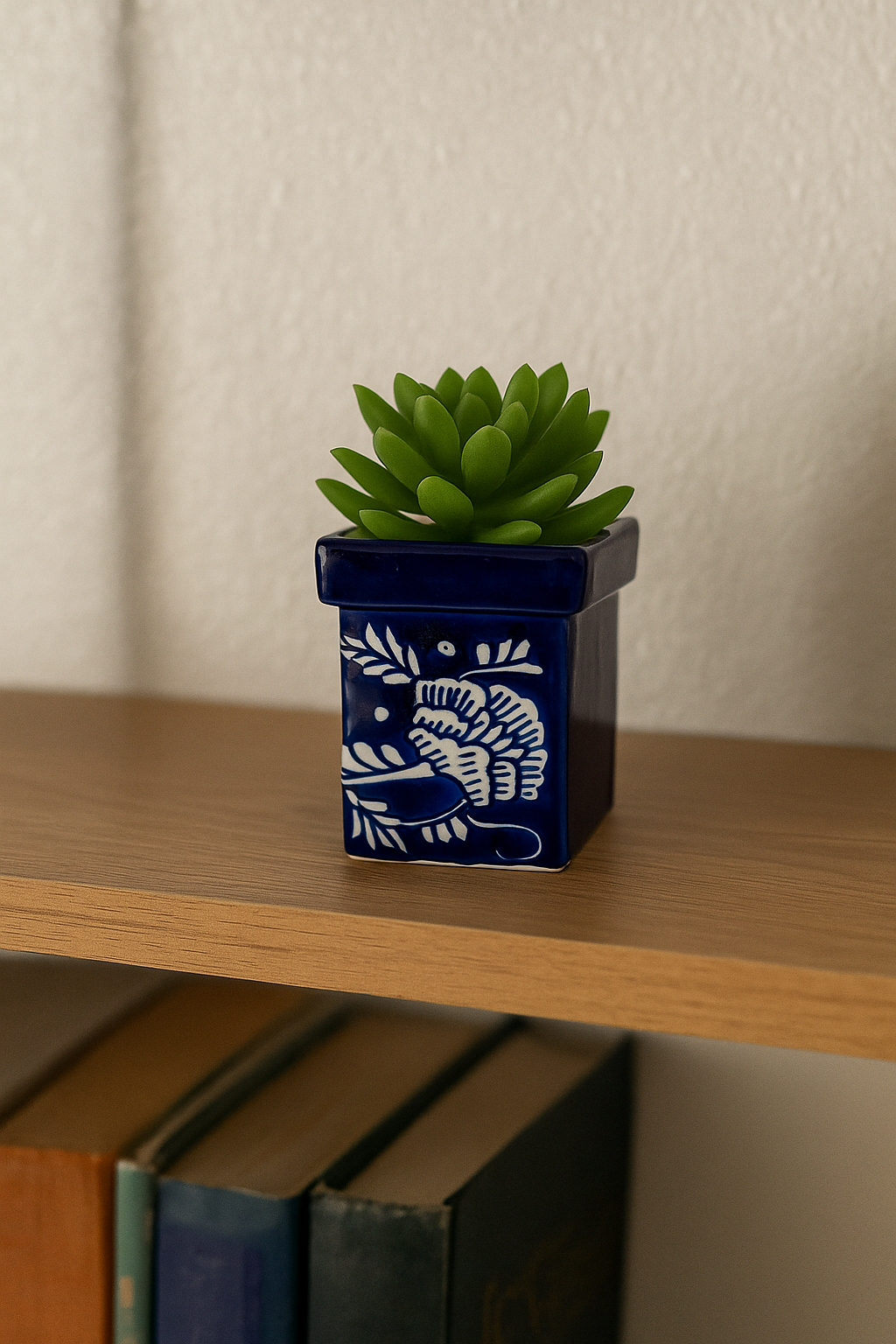 Mini Ceramic Vase Blue/White