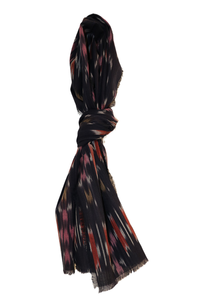 Home&Manor 100% Cotton and Polyester Scarf, Wrap, Throw, Shawl