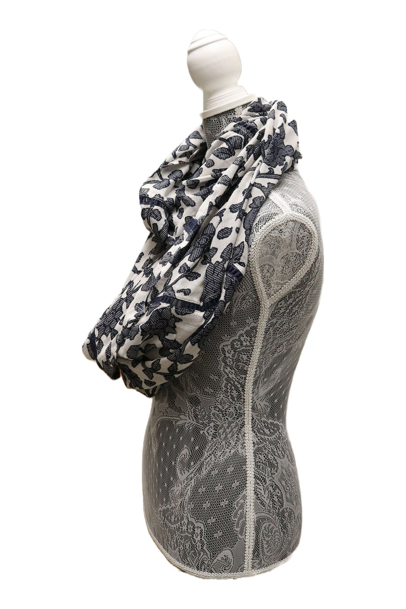 Home&Manor 100% Cotton and Polyester Scarf, Wrap, Throw, Shawl