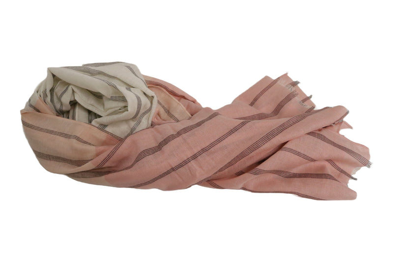 Home&Manor 100% Cotton and Polyester Scarf, Wrap, Throw, Shawl