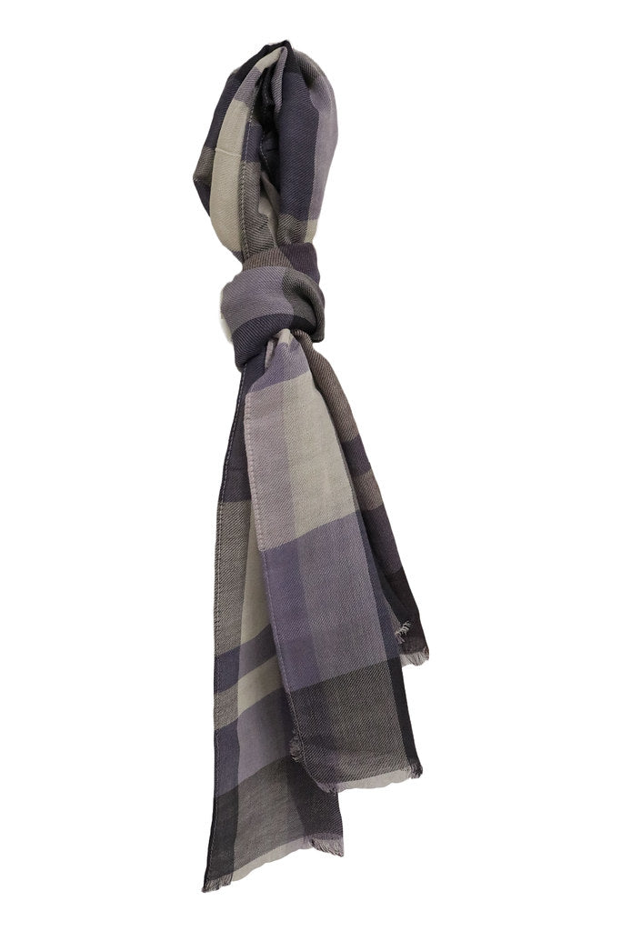 Home&Manor 100% Cotton and Polyester Scarf, Wrap, Throw, Shawl