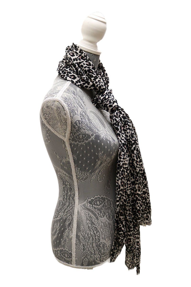 Home&Manor 100% Cotton and Polyester Scarf, Wrap, Throw, Shawl