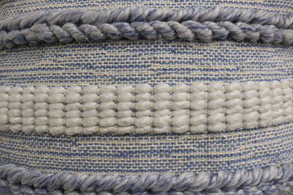 Auxerre Wool & Cotton Designer Throw Pillow