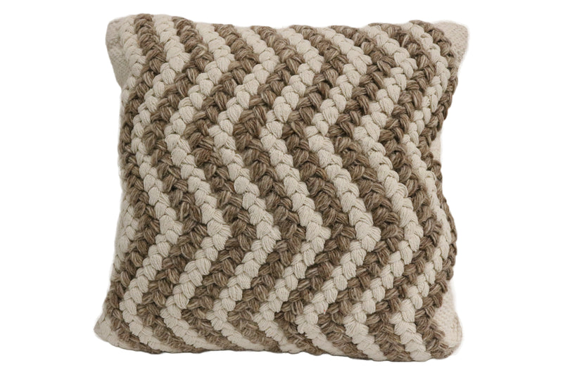 Vieste Wool & Cotton Designer Throw Pillow