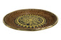 Home&Manor 12" Wicker Basket with Hand Painted Base